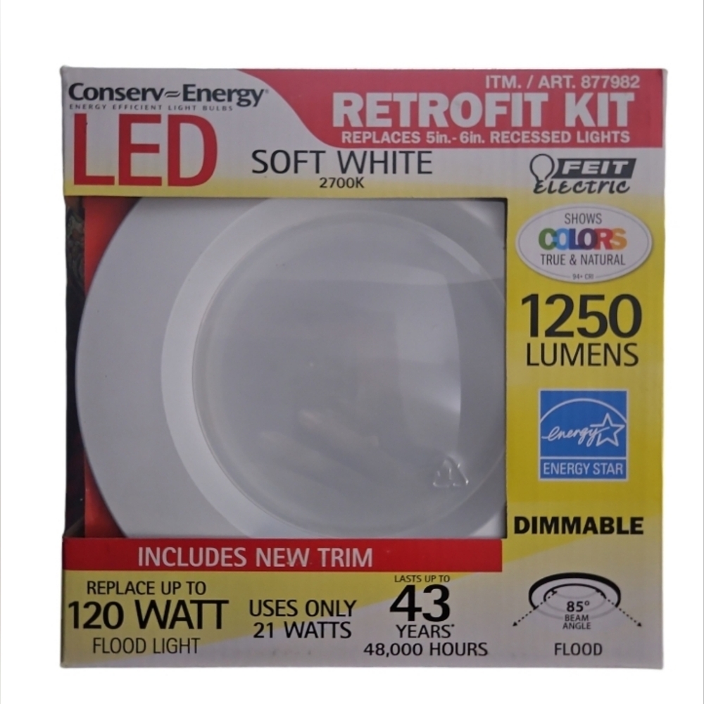 Retrofit Kit 1250  Lumens 120 WATT